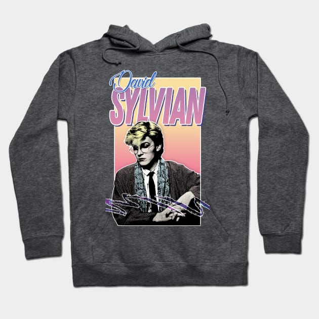 David Sylvian 80s Aesthetic Fan-art Design Hoodie by DankFutura